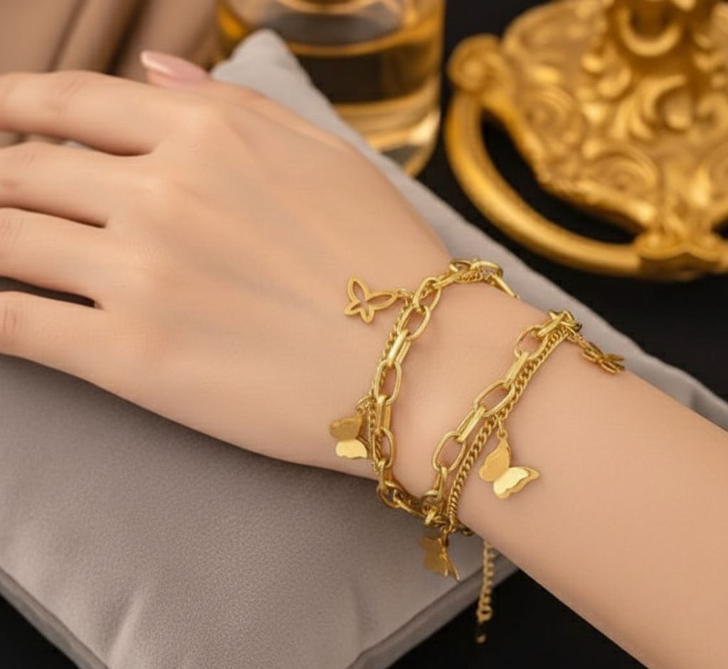 Butterfly Charms Bracelet 🦋