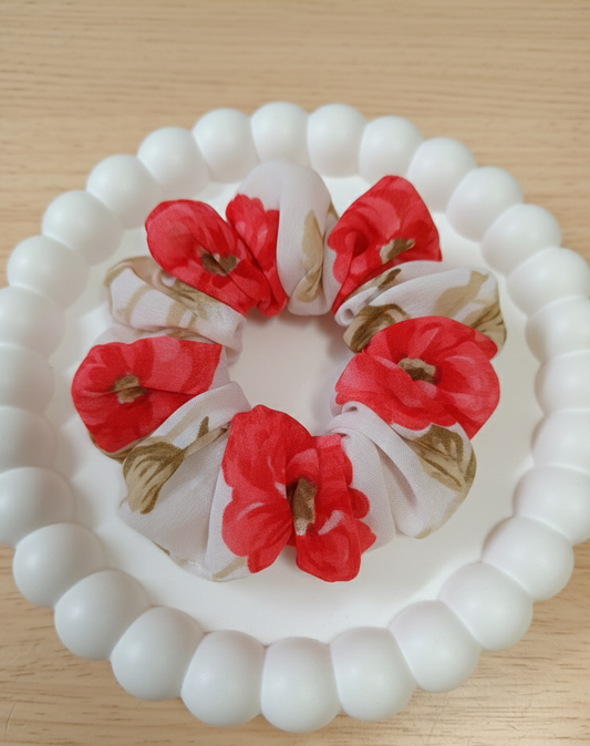 Bougainvillea Scrunchie