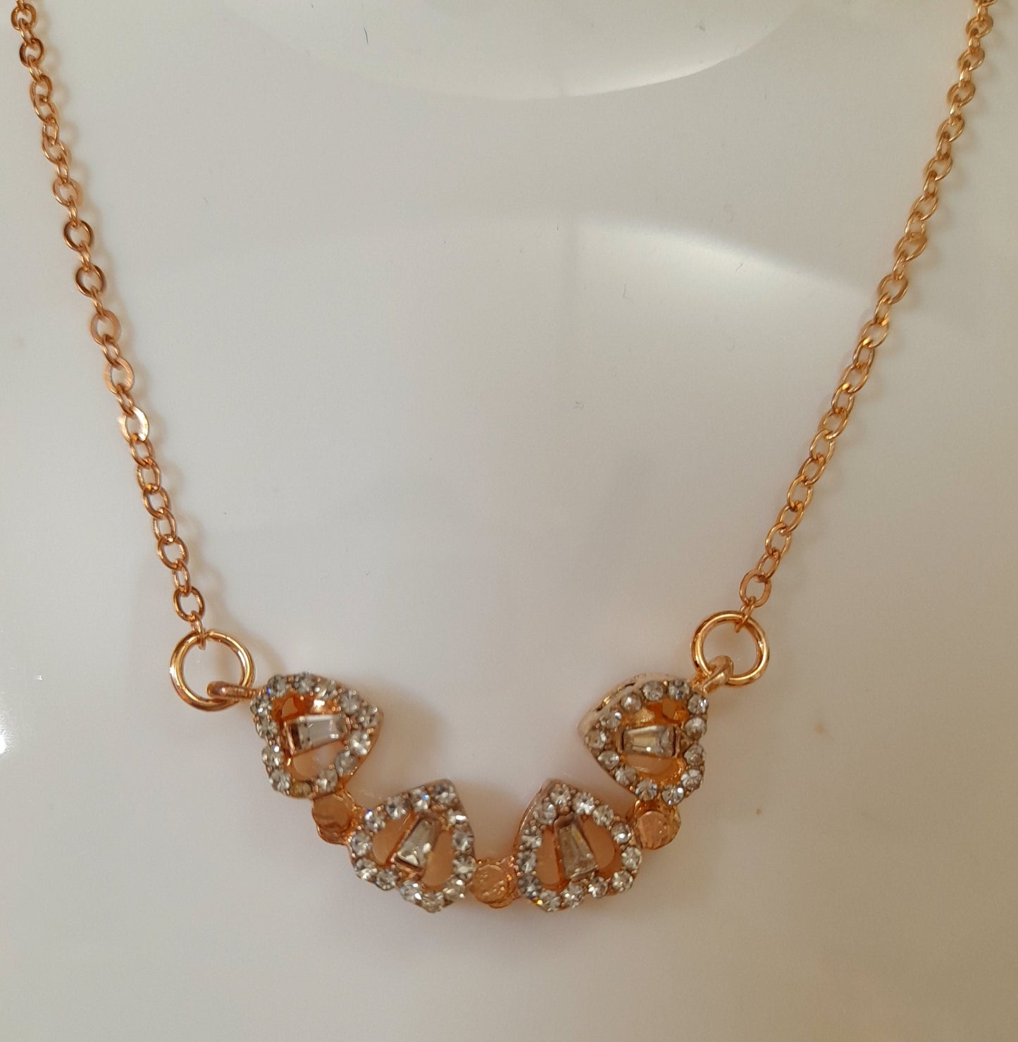 Clover Charms Pendant- Rose Gold