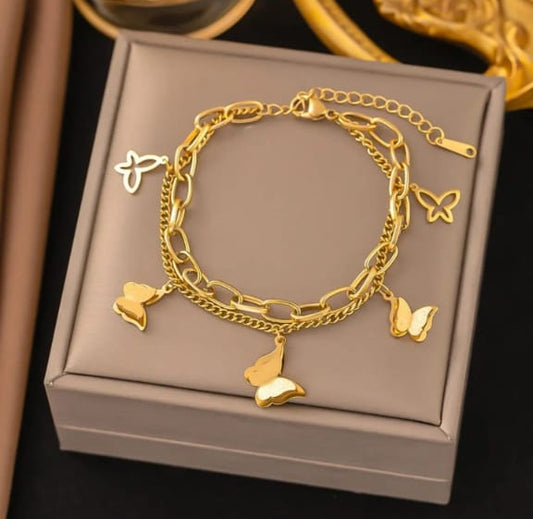 Butterfly Charms Bracelet 🦋