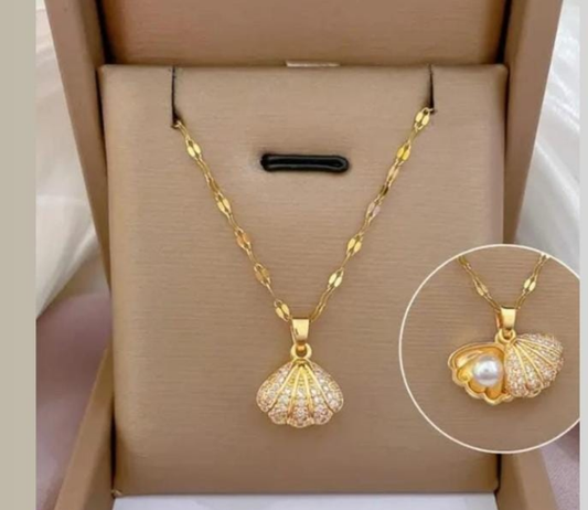 Pearl In Shell Pendant